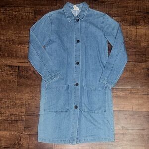 For The Republic Light Blue Denim Coat